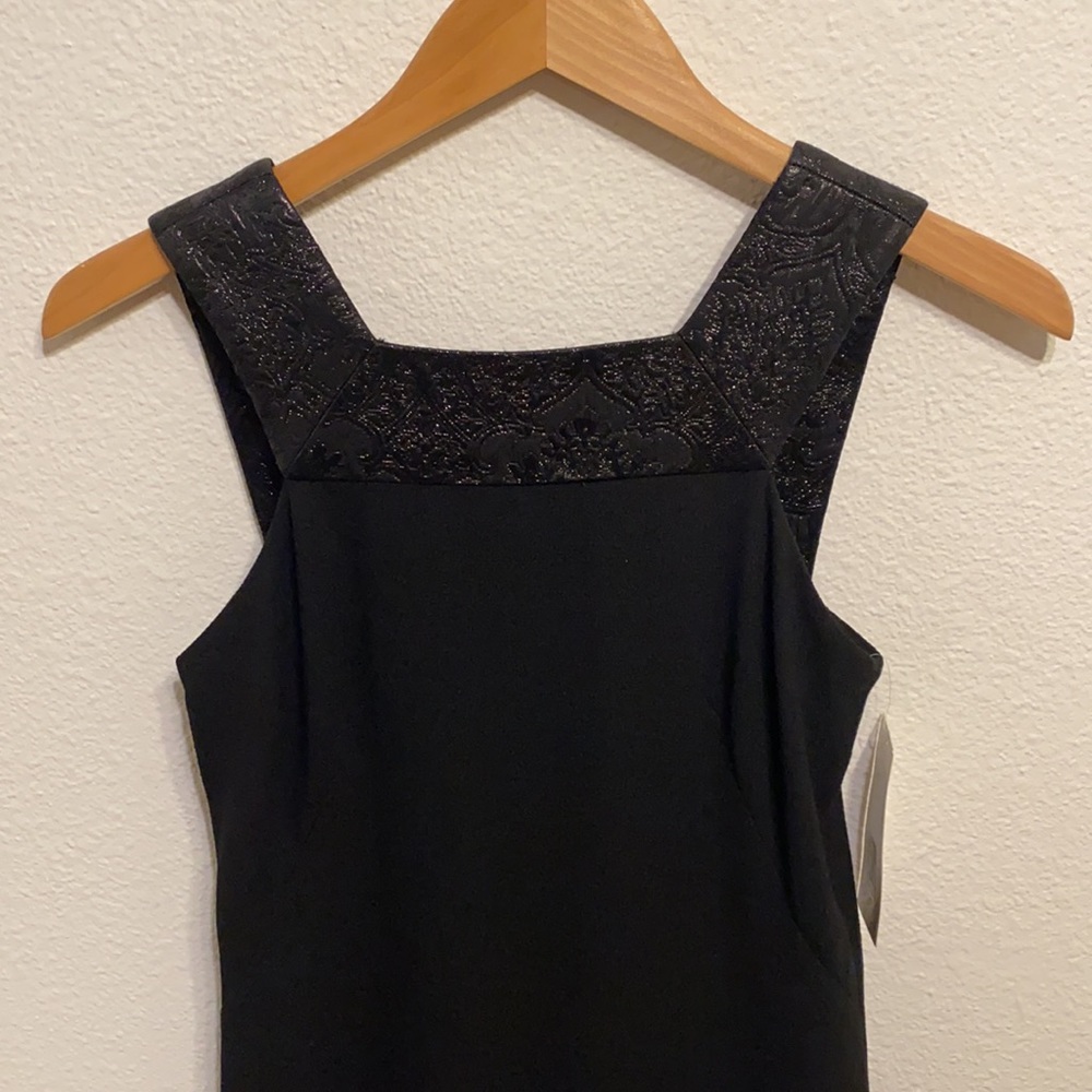NWT Badgley Mischka wool shift dress size 0 - Picture 3 of 9